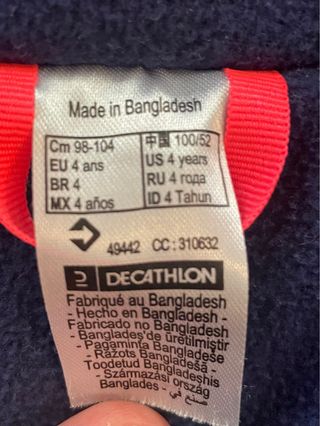 Mono de esquí 98-104 cm (4 años)