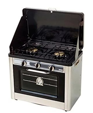 Fornello e forno a gas a 2 fuochi