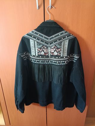 Cazadora Vaquera Negra
