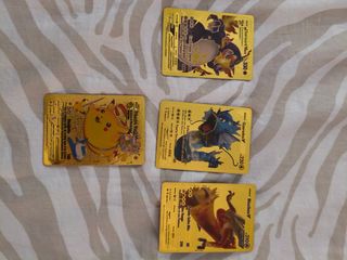 68 Cartas Doradas Pokémon