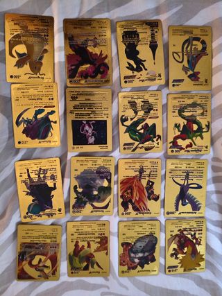 68 Cartas Doradas Pokémon