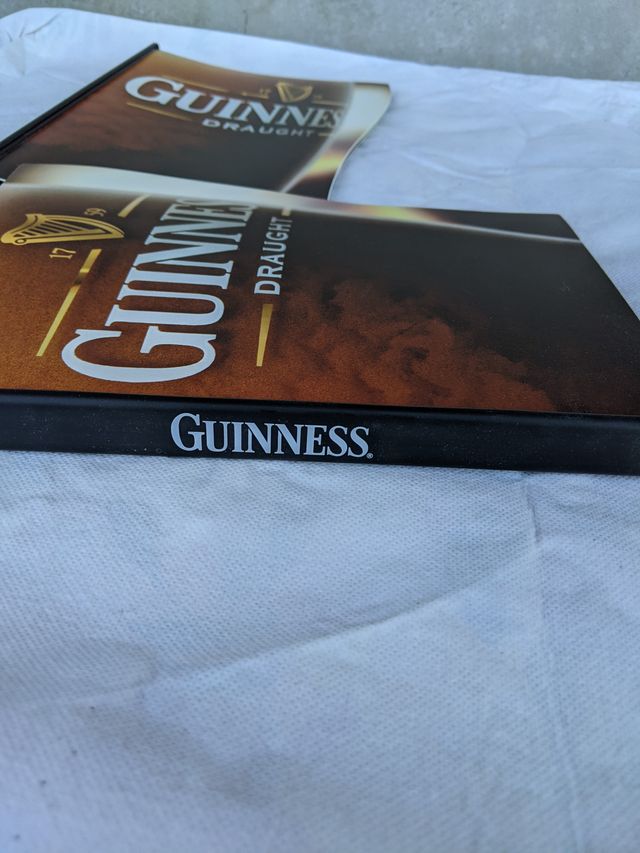 2 Raccoglitore Menu Guinness Draught2
