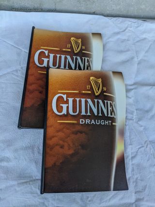 2 Raccoglitore Menu Guinness Draught2