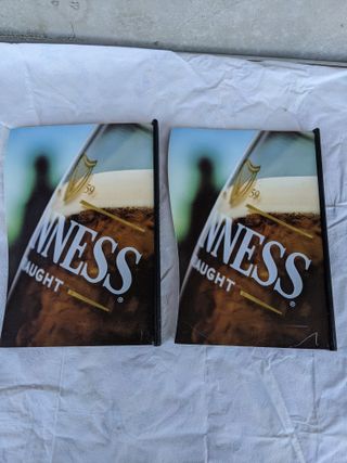 2 Raccoglitore Menu Guinness Draught2