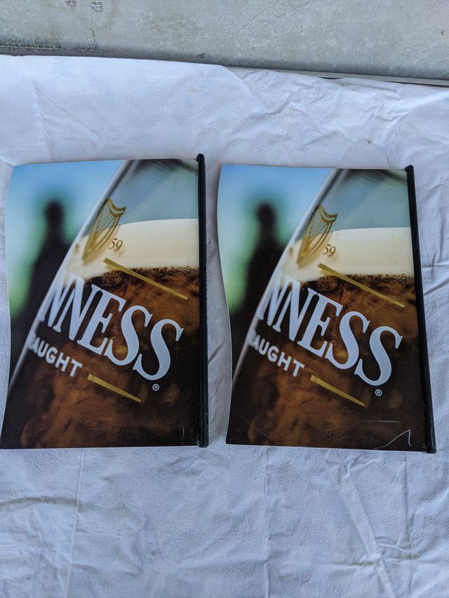 2 Raccoglitore Menu Guinness Draught2