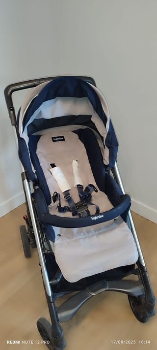Trío Inglesina Silla + Capazo + Maxicosi