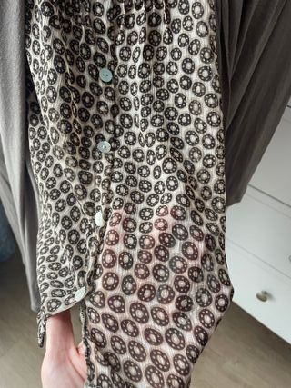 Blusa Zendra Talla 42 Beige