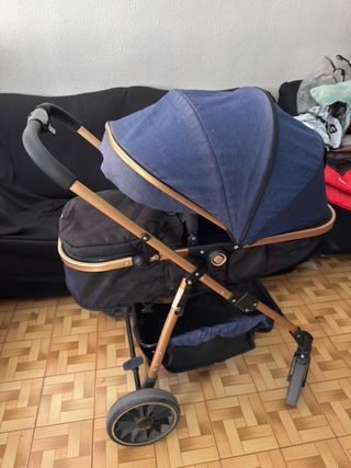 Cochecito bebé 3 piezas: silla paseo y coche