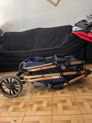 Cochecito bebé 3 piezas: silla paseo y coche