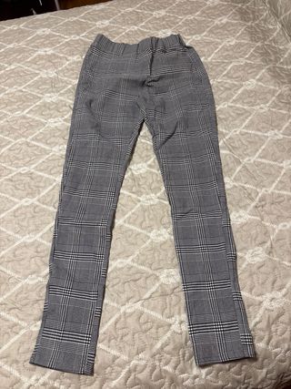 Pantalón de traje a cuadros