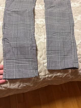 Pantalón de traje a cuadros