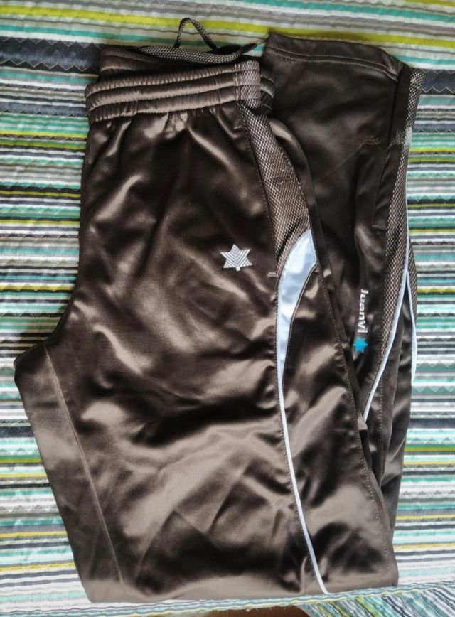 Chándal Luanvi Naranja y Marrón Talla 16