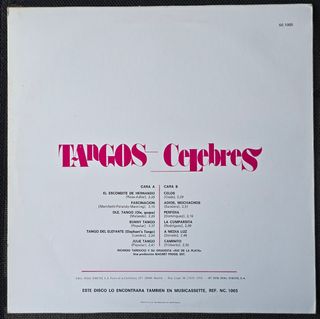 Tangos Célebres (1976)