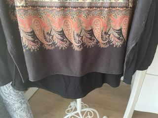 Camiseta Larga Estampada Talla L