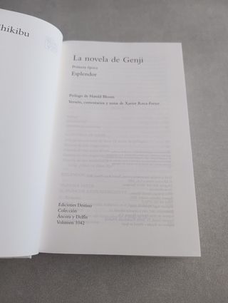 La novela de Genji. Esplendor. Murasaki Shikibu.