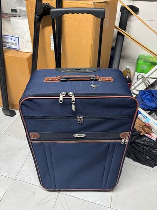 Maleta de viaje azul