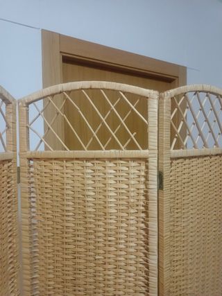 Schermo in vimini a 3 pannelli