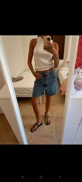 Bermuda vaquera Zara