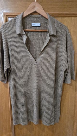 Polo Lefties Dorado Brillo L/40