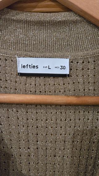 Polo Lefties Dorado Brillo L/40