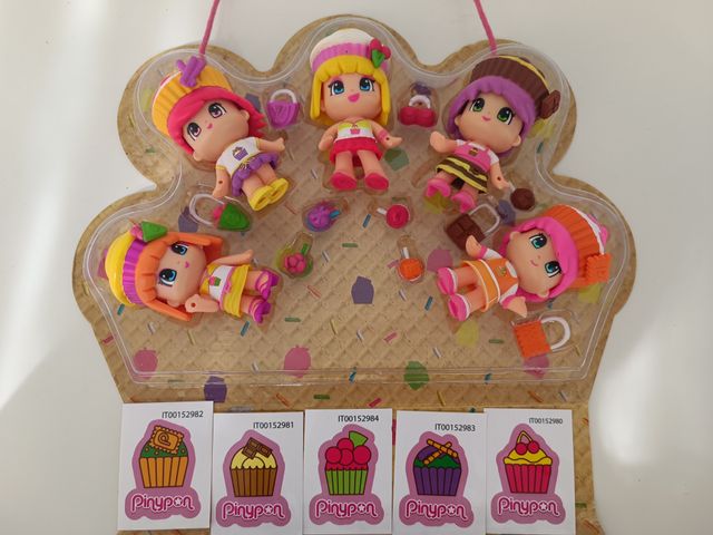 Set Pinypon Cupcake 5 Figuras, Pegatinas y blister