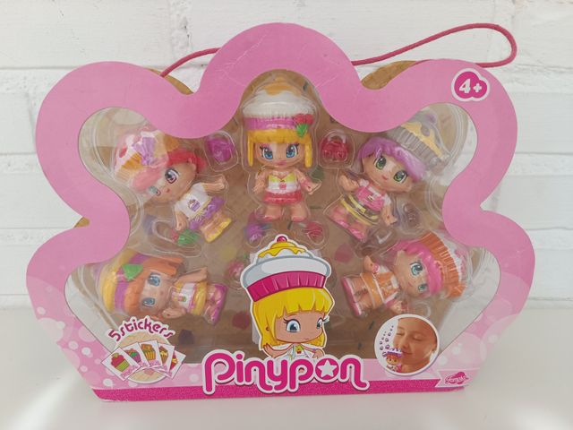 Set Pinypon Cupcake 5 Figuras, Pegatinas y blister