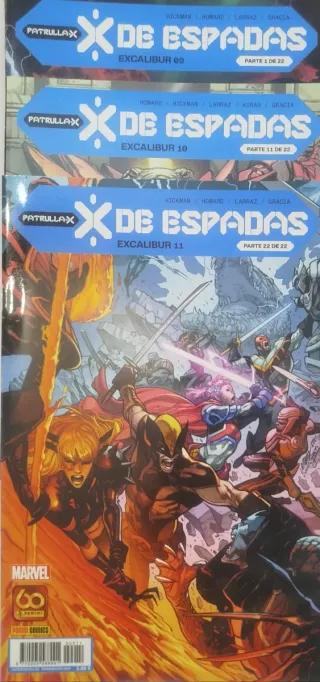Números de Excalibur de X de Espadas