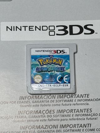 Pokémon Zafiro Alfa Nintendo 3DS