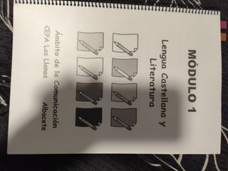 Libros módulo 1 y 2  cepa los llanos