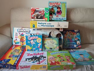 Lote de 12 juegos de mesa infantiles