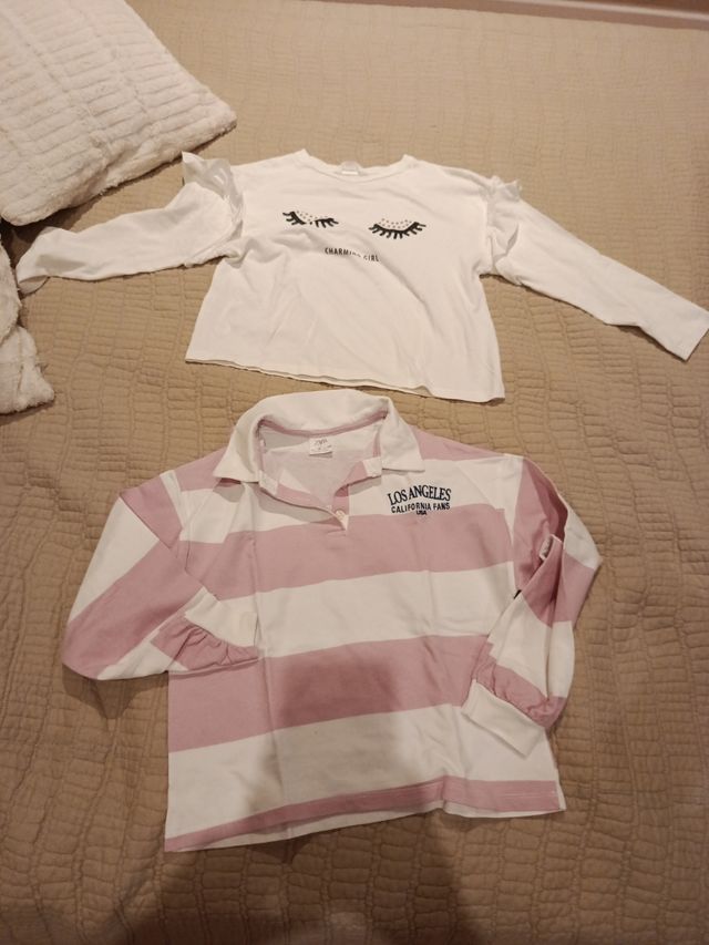 Camiseta Zara y mango Niña