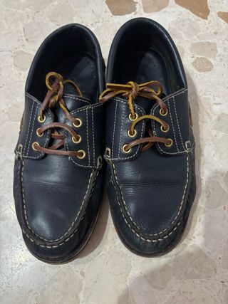 Náuticos de piel talla 39