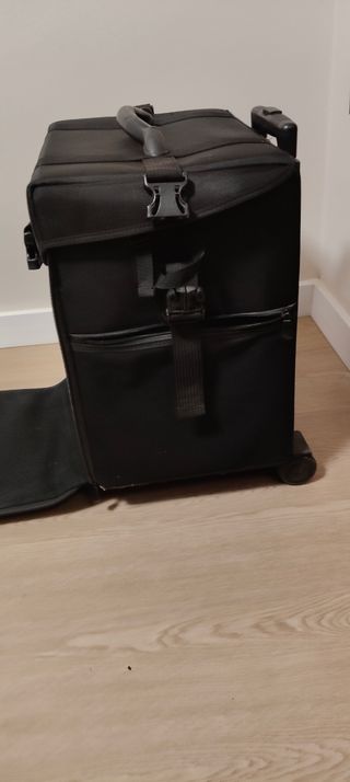 Maletín Carrito Maquillaje Profesional Negro