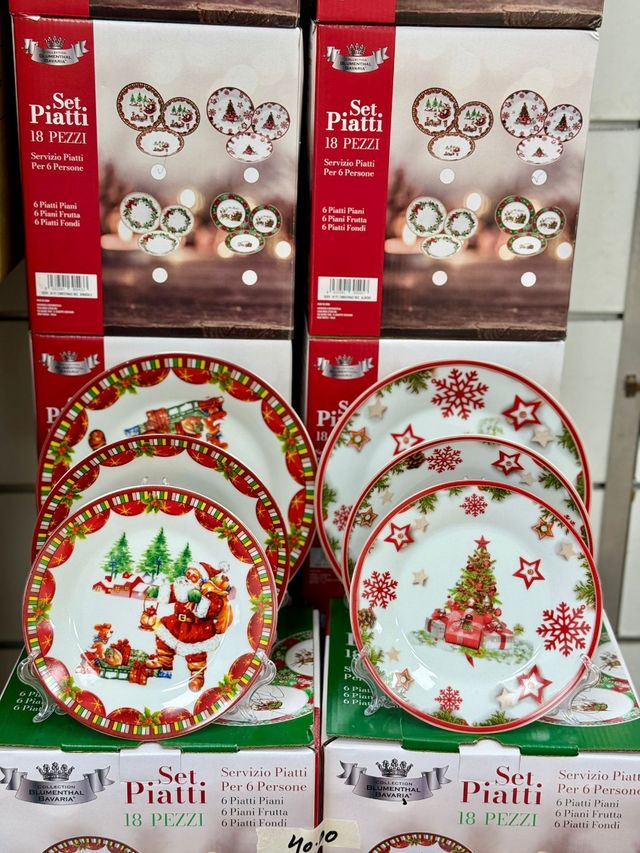 Set Piatti Natale 18 Pezzi Blumenthal Bavaria