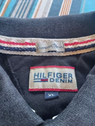 Polo Tommy Hilfiger negro (XL)

