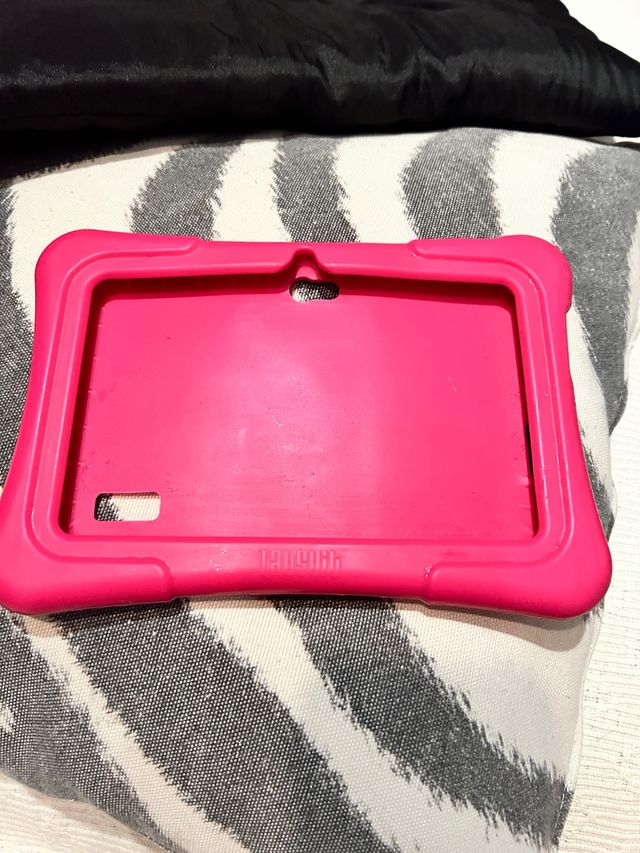 Funda rosa para tablet de 7 pulgadas