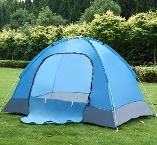 Tenda da campeggio blu 2 posti
