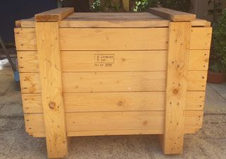 Jardinera de madera