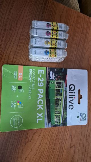 Cartuchos Tinta Qilive E-29 Pack XL Epson