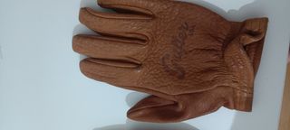 Guantes de moto Grifter vintage marrones,cuero.
