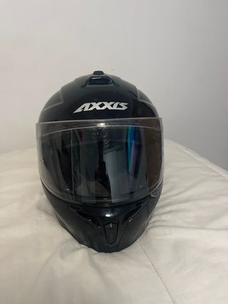 Casco Integral Moto Negro Axxis