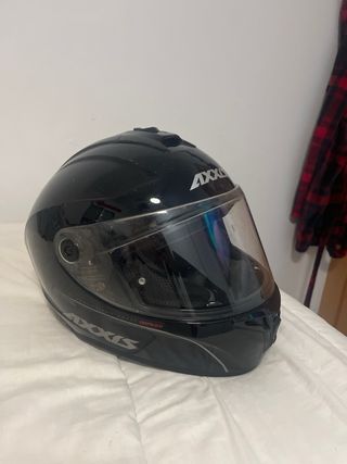 Casco Integral Moto Negro Axxis
