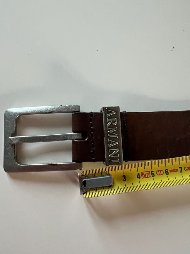 Cinturón Armani de Cuero Marrón