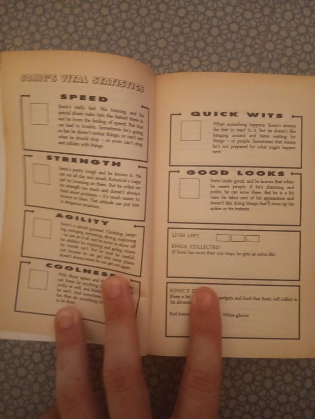 Sonic gamebook 2: zona rangers