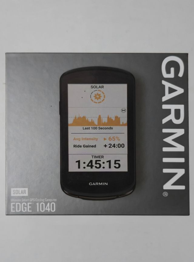 Garmin Edge 1040 Solar Ciclocomputer GPS WiFi Ant+