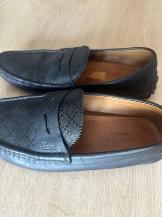 Mocasines Gucci Piel Negro Talla 42