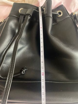 Borsa a secchiello nera