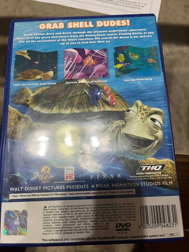 Juego Finding Nemo PS2