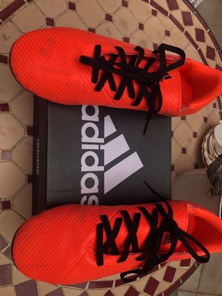 Zapatillas Adidas Fútbol Tacos Naranja 38,5