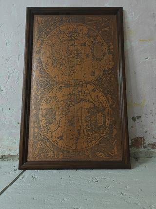 Cuadro Mapa del Mundo Antiguo